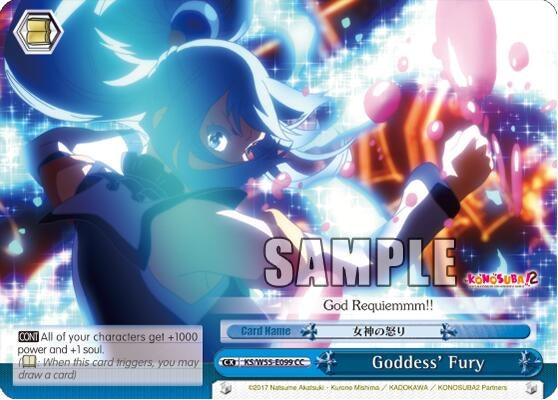 Image for Goddess' Fury (KonoSuba 2) (KS/W55-E099 CC) - Weiss Schwarz