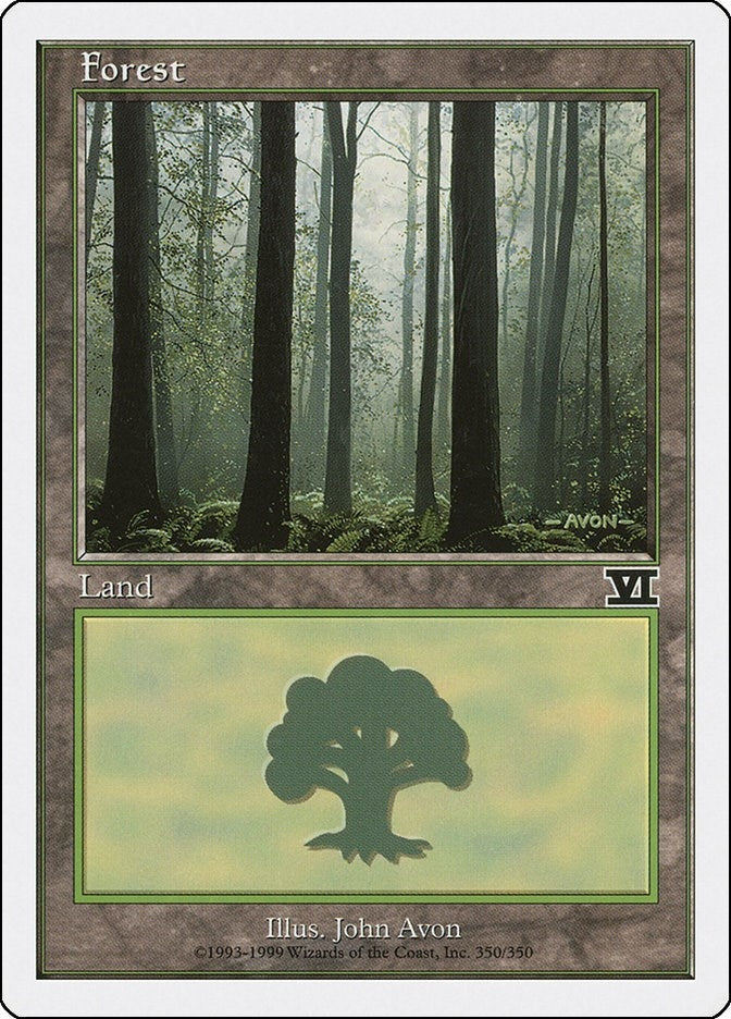 Image for Forest (350) (Classic Sixth Edition) (350) - Magic: The Gathering