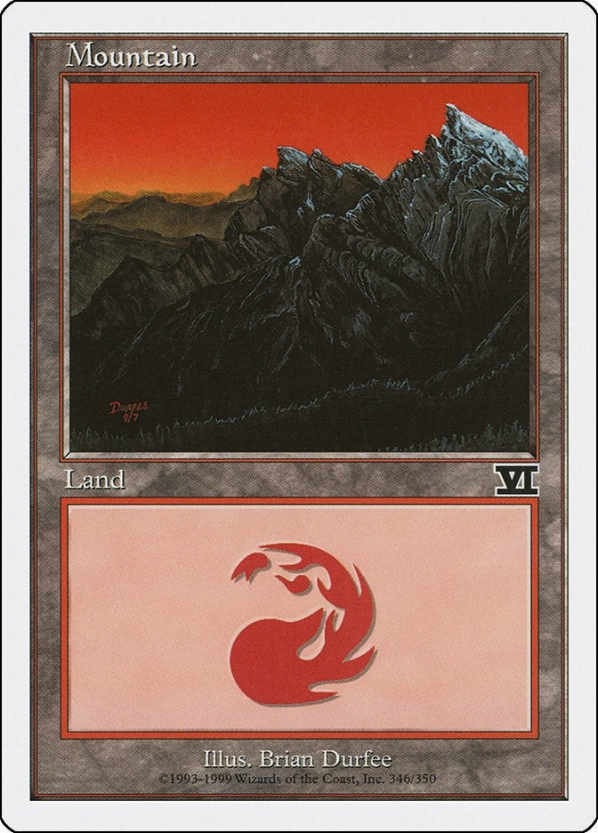 Image for Mountain (346) (Classic Sixth Edition) (346) - Magic: The Gathering