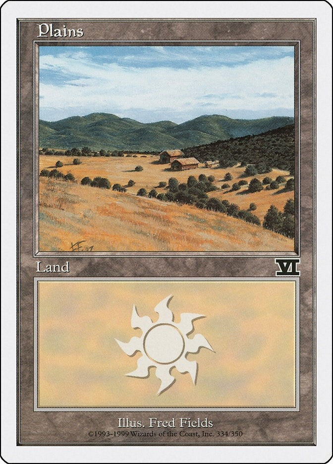 Image for Plains (334) (Classic Sixth Edition) (334) - Magic: The Gathering
