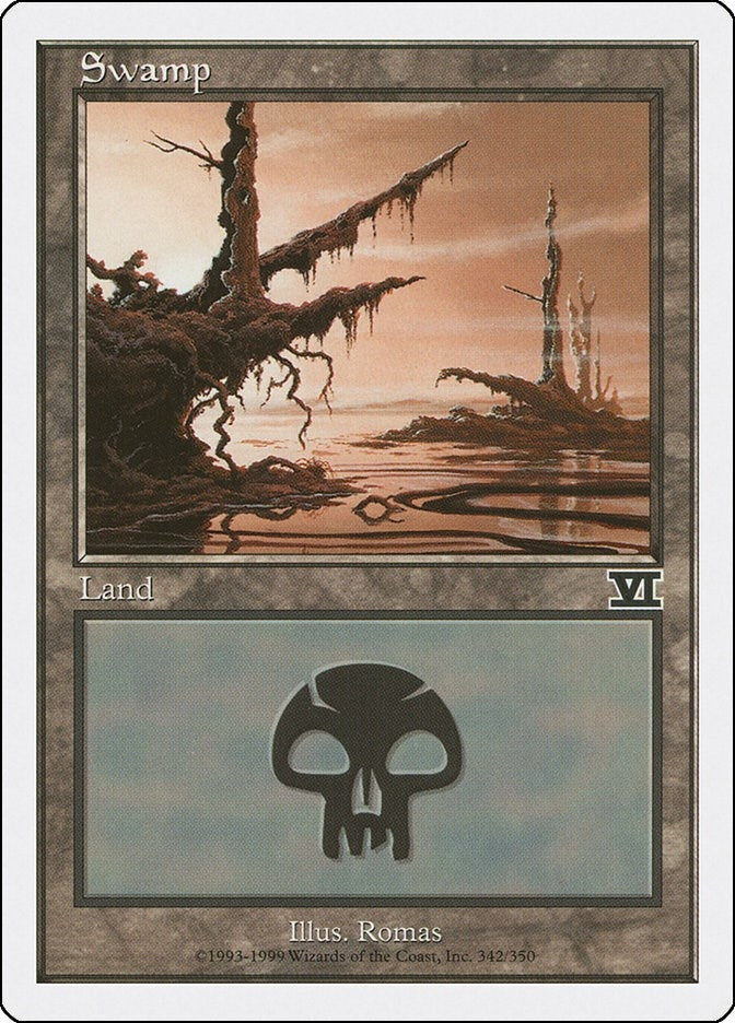 Image for Swamp (342) (Classic Sixth Edition) (342) - Magic: The Gathering