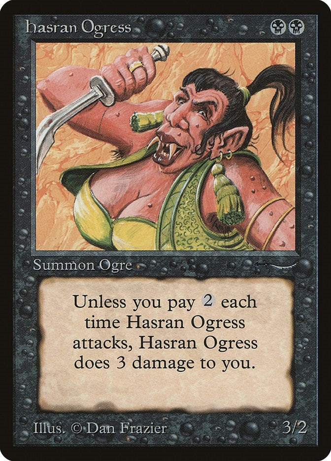Image for Hasran Ogress (Light) (Arabian Nights) - Magic: The Gathering