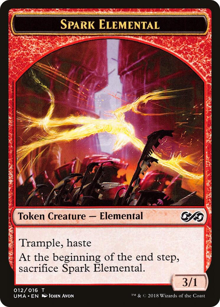 Image for Spark Elemental Token (Ultimate Masters) (12) - Magic: The Gathering