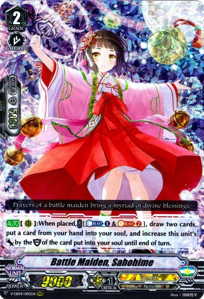 Image for Battle Maiden, Sahohime (V-EB04: The Answer of Truth) (V-EB04/005EN) - Cardfight Vanguard