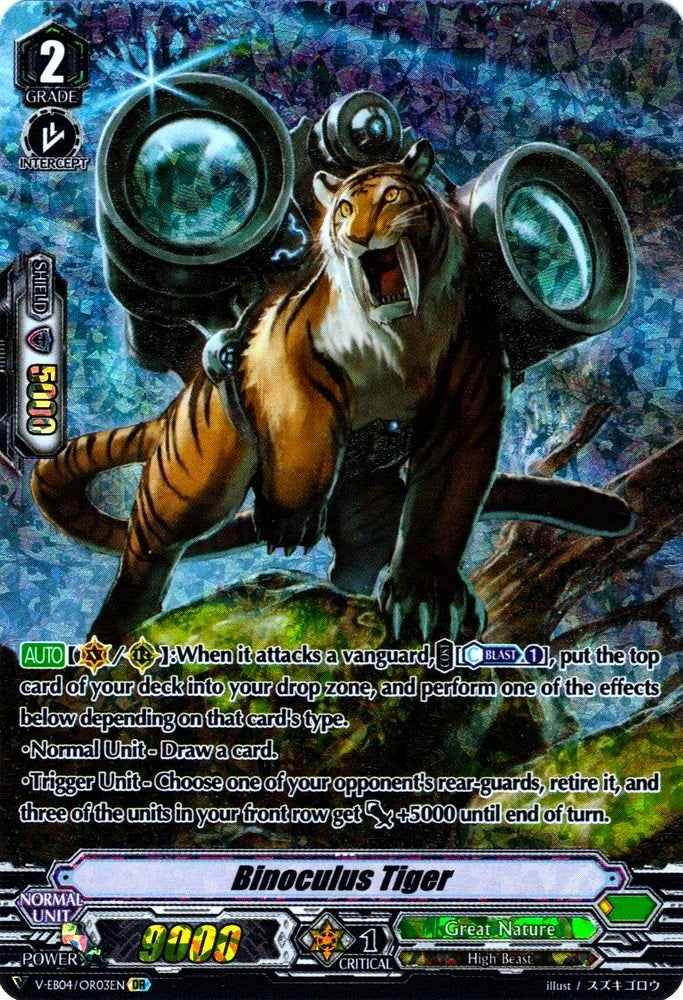 Image for Binoculus Tiger (OR) (V-EB04: The Answer of Truth) (V-EB04/OR03EN) - Cardfight Vanguard