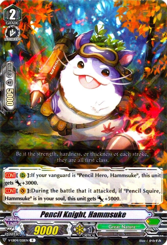 Image for Pencil Knight, Hammsuke (V-EB04: The Answer of Truth) (V-EB04/028EN) - Cardfight Vanguard