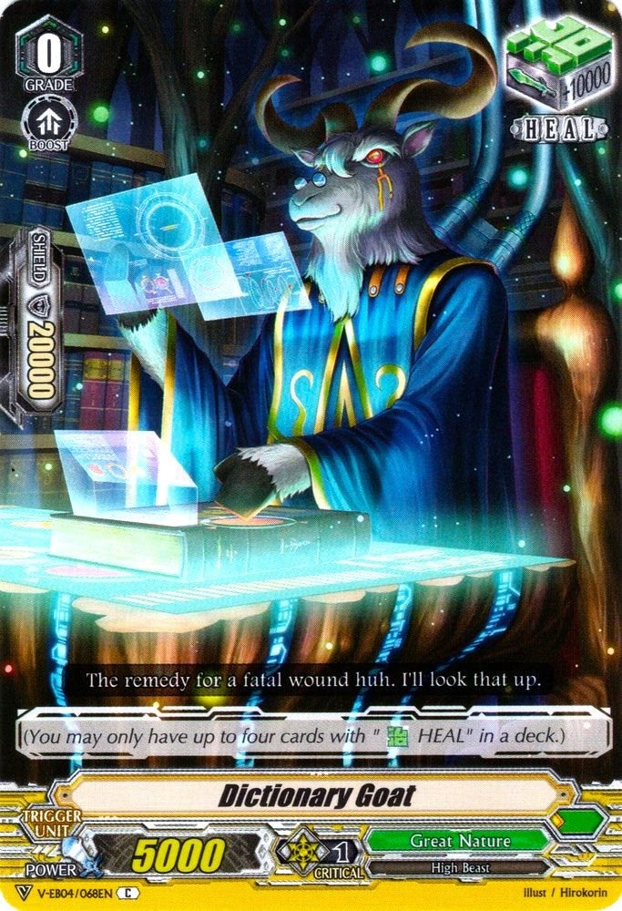Image for Dictionary Goat (V-EB04: The Answer of Truth) (V-EB04/068EN) - Cardfight Vanguard