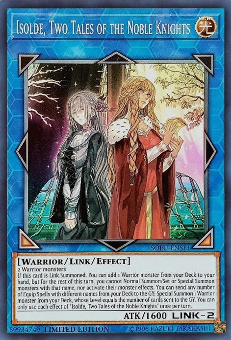 Image for Isolde, Two Tales of the Noble Knights (Soul Fusion) (SOFU-ENSE1) - YuGiOh