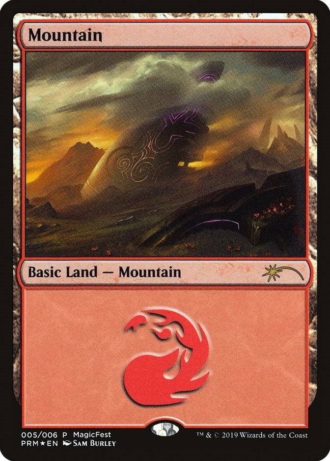 Image for Mountain (2019) (MagicFest Cards) (5) - Magic: The Gathering
