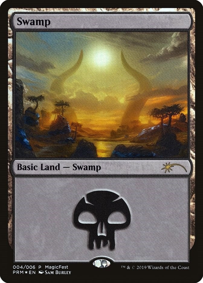 Image for Swamp (2019) (MagicFest Cards) (4) - Magic: The Gathering