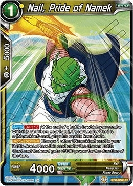 Image for Nail, Pride of Namek (Clash of Fates) (TB3-058) - Dragon Ball Super: Masters