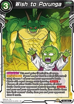 Image for Wish to Porunga (Clash of Fates) (TB3-068) - Dragon Ball Super: Masters