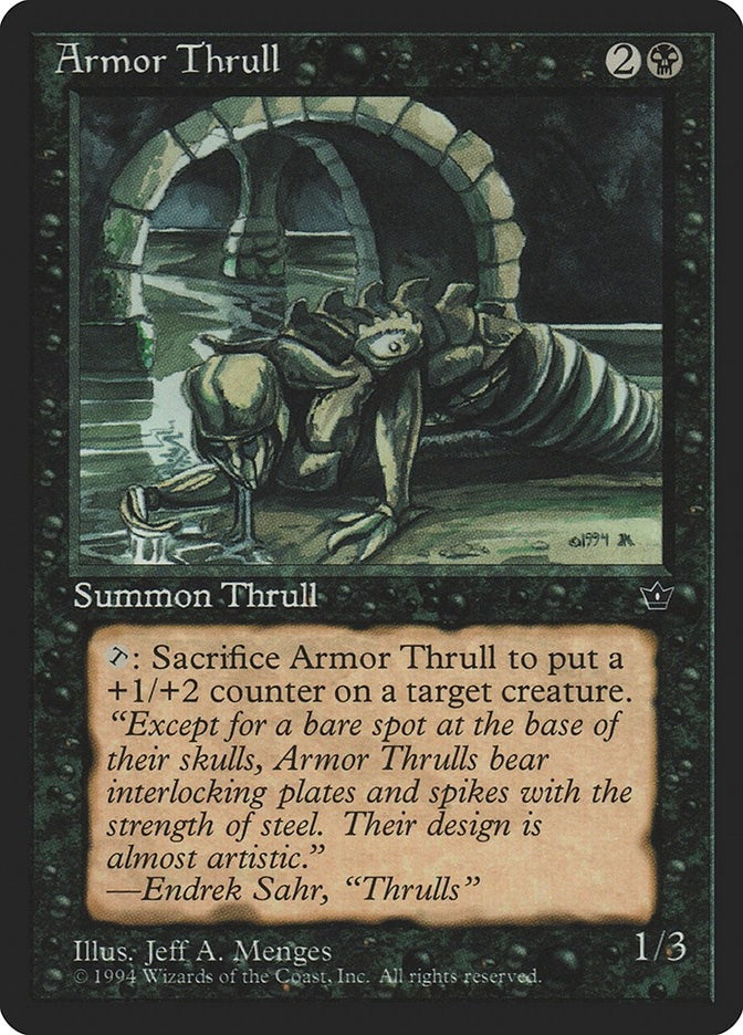 Image for Armor Thrull (Menges) (Fallen Empires) - Magic: The Gathering