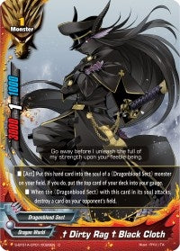 Image for "Dirty Rag" Black Cloth (Buddy Lineage) (S-BT01A-CP01/0026EN) - Future Card BuddyFight