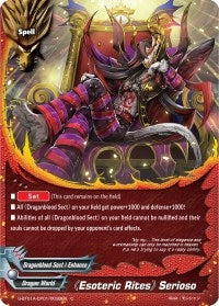 Image for "Esoteric Rites" Serioso (Buddy Lineage) (S-BT01A-CP01/0038EN) - Future Card BuddyFight