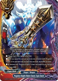 Image for Purgatory Knights Reborn Sword, Expia Sword (Buddy Lineage) (S-BT01A-UB03/0031EN) - Future Card BuddyFight