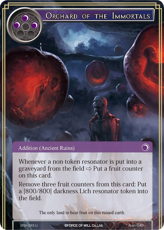 Image for Orchard of the Immortals (The Strangers of New Valhalla) (SNV-093) - Force of Will