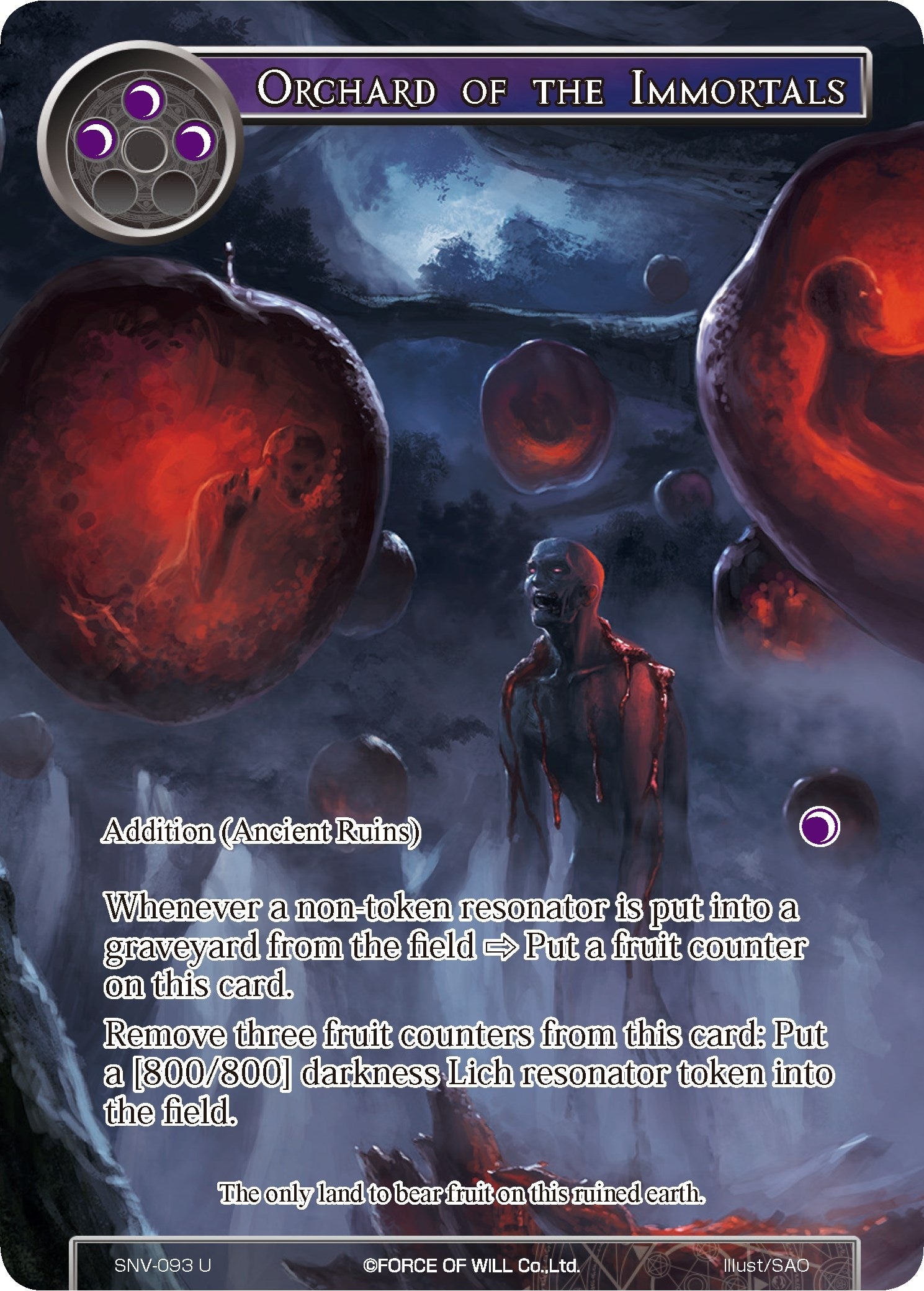 Image for Orchard of the Immortals (Full Art) (The Strangers of New Valhalla) (SNV-093) - Force of Will