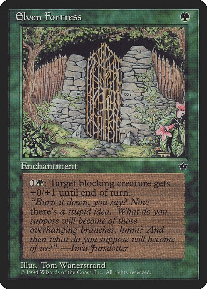 Image for Elven Fortress (Wanerstrand) (Fallen Empires) - Magic: The Gathering