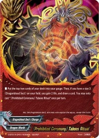 Image for "Prohibited Ceremony" Taboos Ritual (Buddy Lineage) (S-BT01A-CP01/0059EN) - Future Card BuddyFight
