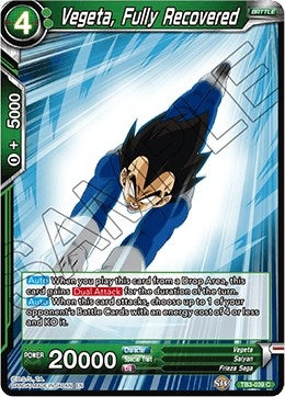 Image for Vegeta, Fully Recovered (Clash of Fates) (TB3-039) - Dragon Ball Super: Masters