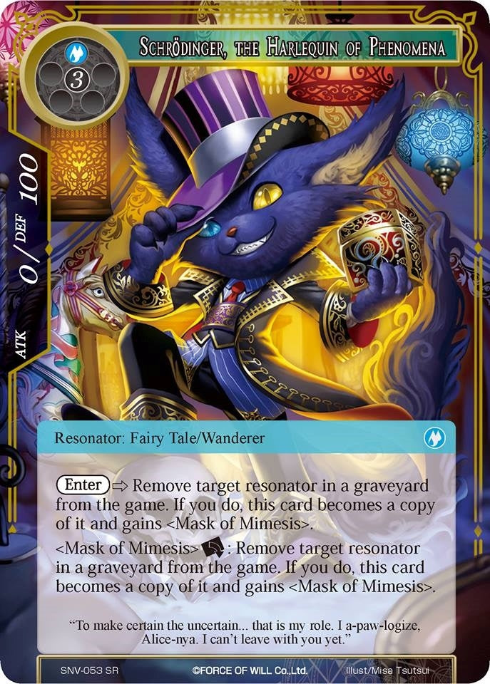 Image for Schrodinger, the Harlequin of Phenomena (The Strangers of New Valhalla) (SNV-053) - Force of Will