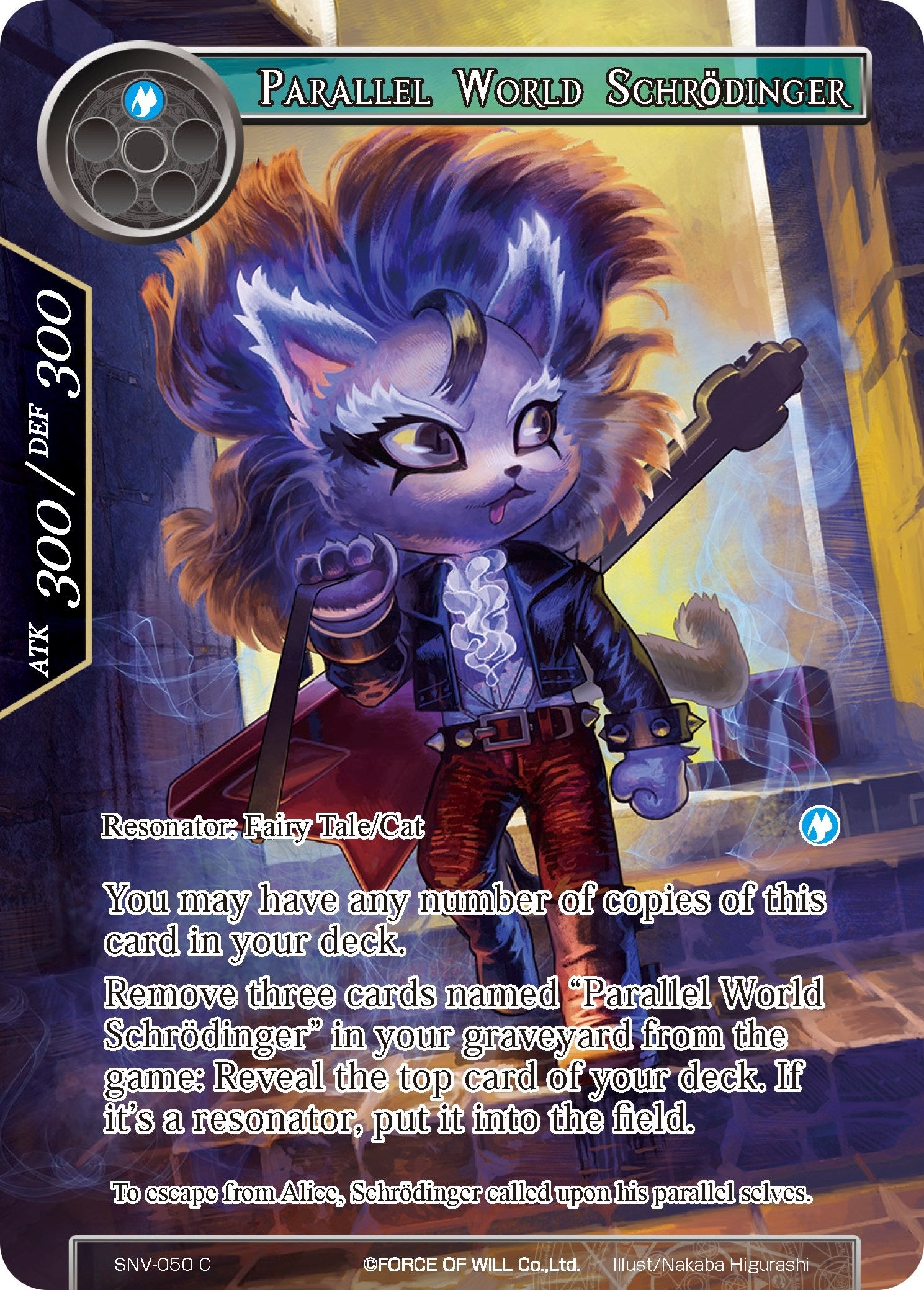 Image for Parallel World Schrodinger (Full Art) (The Strangers of New Valhalla) (SNV-050) - Force of Will
