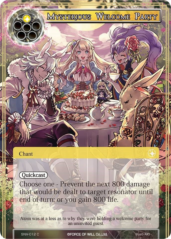 Image for Mysterious Welcome Party (The Strangers of New Valhalla) (SNV-012) - Force of Will