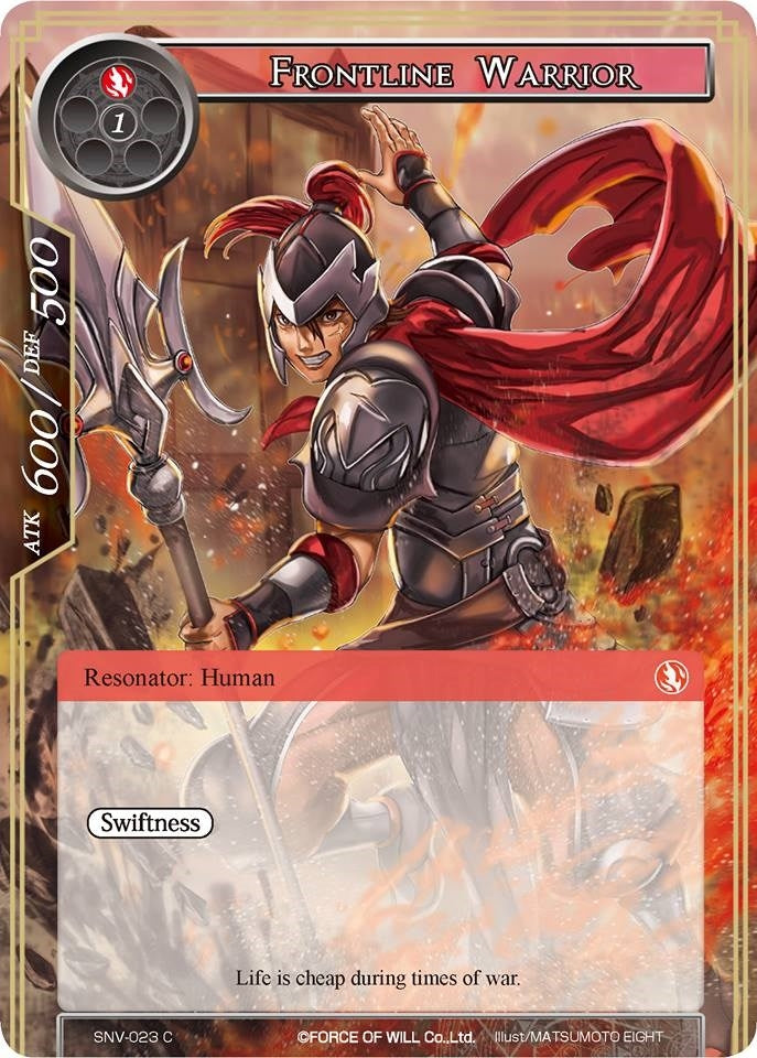 Image for Frontline Warrior (The Strangers of New Valhalla) (SNV-023) - Force of Will
