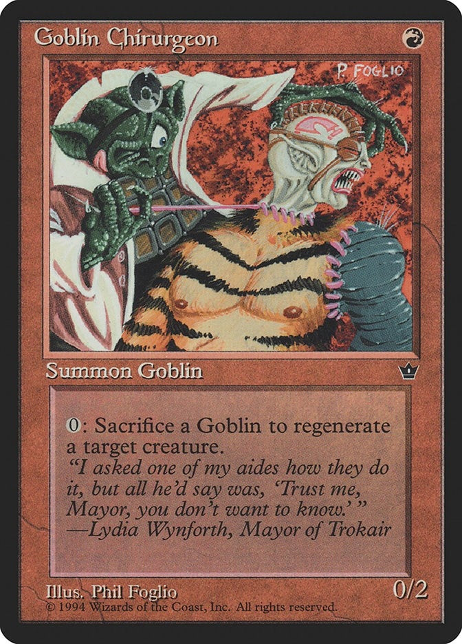 Image for Goblin Chirurgeon (Foglio) (Fallen Empires) - Magic: The Gathering