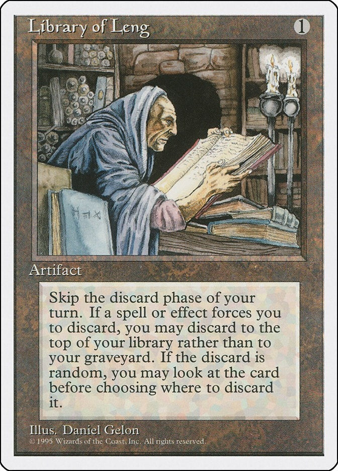 Image for Library of Leng (Fourth Edition) (351) - Magic: The Gathering