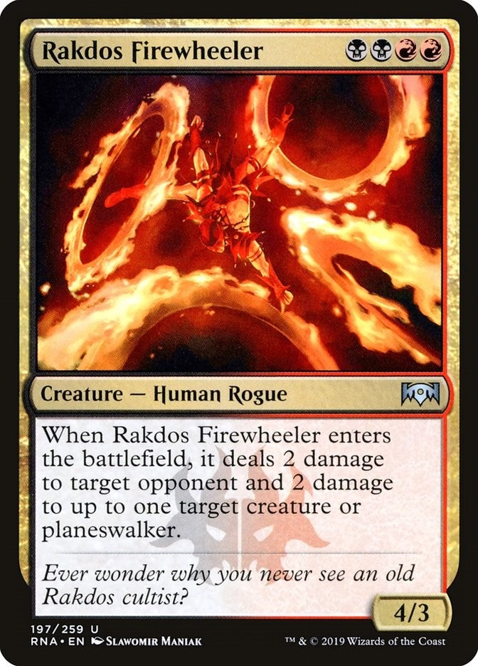 Image for Rakdos Firewheeler (Ravnica Allegiance) (197) - Magic: The Gathering