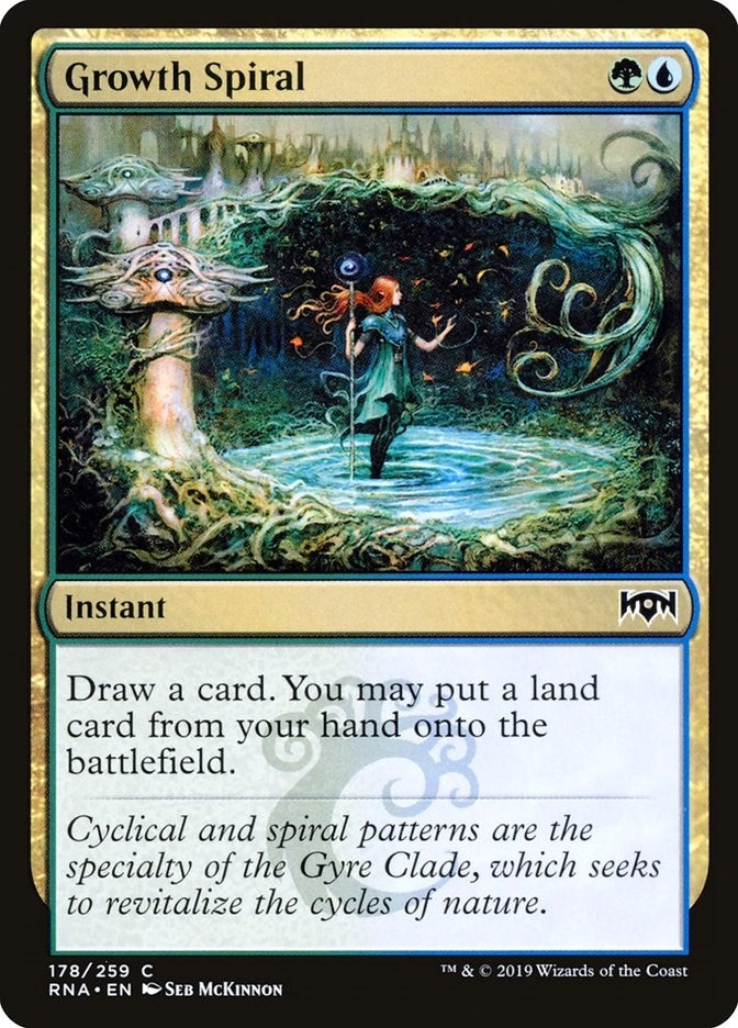 Image for Growth Spiral (Ravnica Allegiance) (178) - Magic: The Gathering