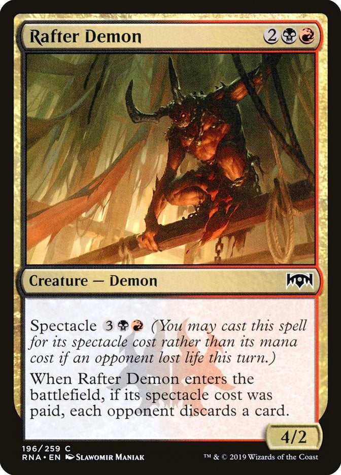 Image for Rafter Demon (Ravnica Allegiance) (196) - Magic: The Gathering