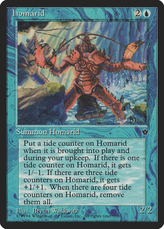 Image for Homarid (Wackwitz) (Fallen Empires) - Magic: The Gathering