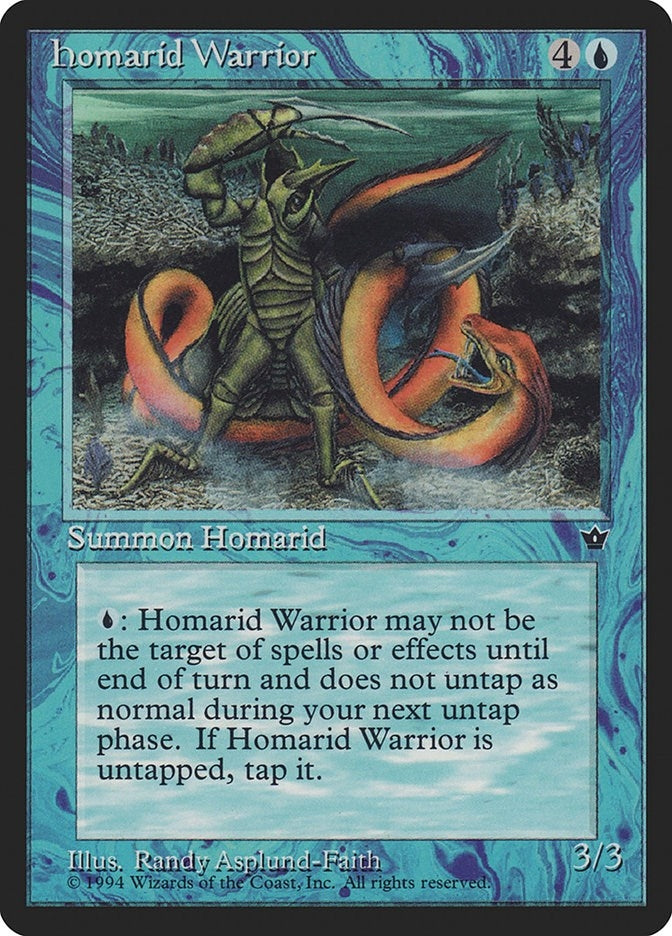 Image for Homarid Warrior (Asplund-Faith) (Fallen Empires) - Magic: The Gathering