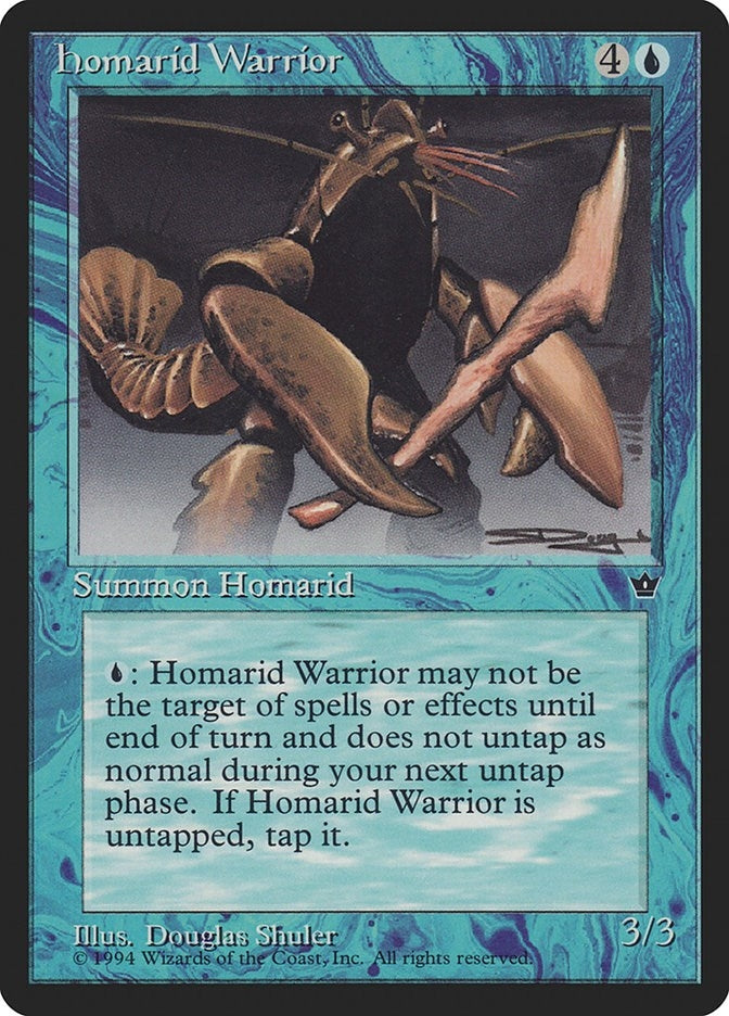 Image for Homarid Warrior (Shuler) (Fallen Empires) - Magic: The Gathering