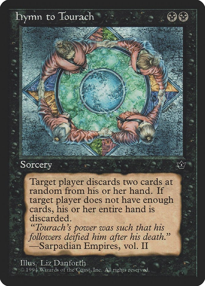 Image for Hymn to Tourach (Danforth) (Fallen Empires) - Magic: The Gathering
