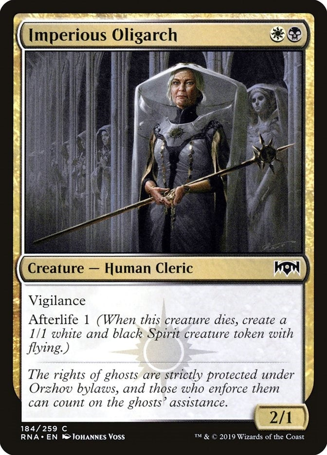 Image for Imperious Oligarch (Ravnica Allegiance) (184) - Magic: The Gathering