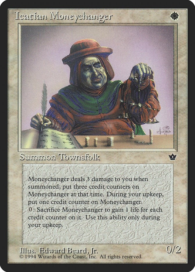 Image for Icatian Moneychanger (Beard, Jr.) (Fallen Empires) - Magic: The Gathering