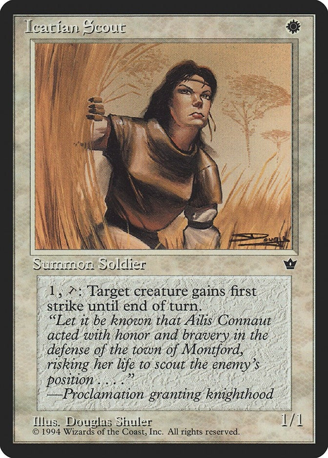 Image for Icatian Scout (Shuler) (Fallen Empires) - Magic: The Gathering