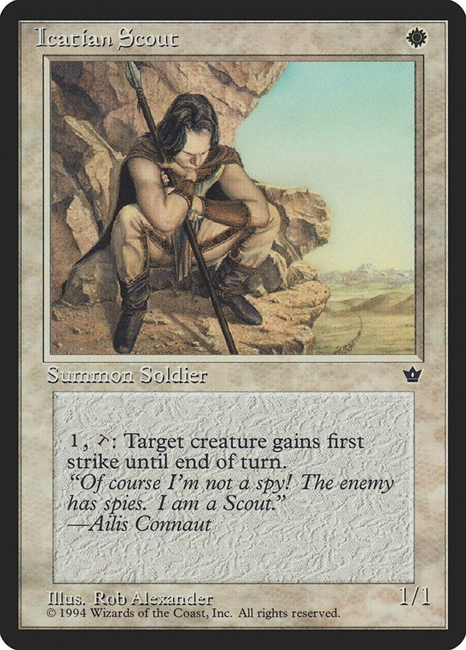 Image for Icatian Scout (Alexander) (Fallen Empires) - Magic: The Gathering