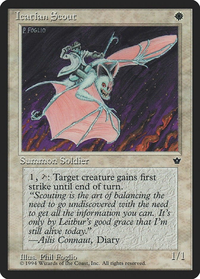 Image for Icatian Scout (Foglio) (Fallen Empires) - Magic: The Gathering