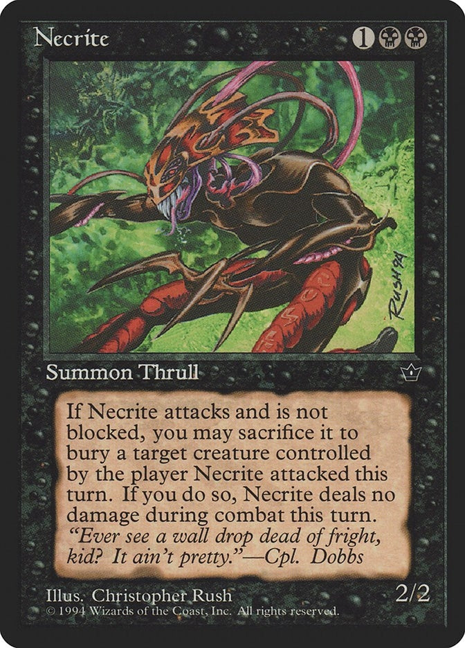 Image for Necrite (Rush) (Fallen Empires) - Magic: The Gathering