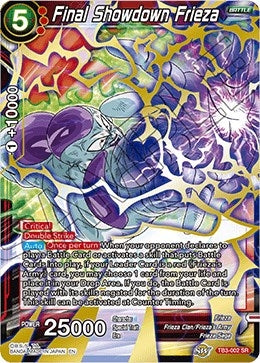 Image for Final Showdown Frieza (Clash of Fates) (TB3-002) - Dragon Ball Super: Masters
