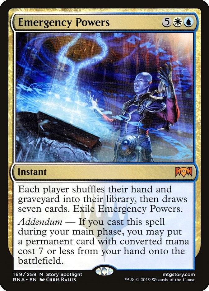 Image for Emergency Powers (Ravnica Allegiance) (169) - Magic: The Gathering