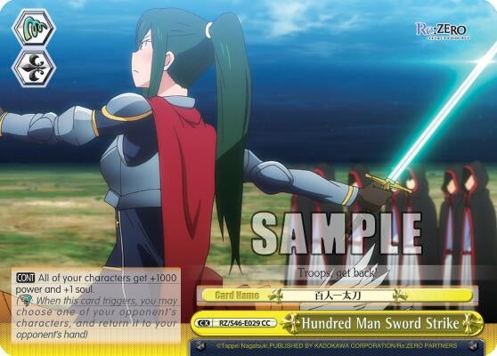Image for Hundred Man Sword Strike (Re:ZERO) (RZ/S46-E029 CC) - Weiss Schwarz