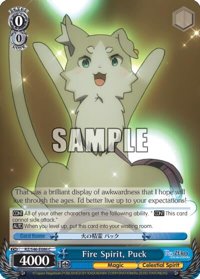 Image for Fire Spirit, Puck (Re:ZERO) (RZ/S46-E086 C) - Weiss Schwarz