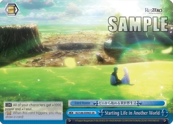 Image for Starting Life in Another World (SR) (Re:ZERO) (RZ/S46-E096S SR) - Weiss Schwarz