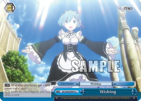 Image for Wishing (Re:ZERO) (RZ/S46-E099 CC) - Weiss Schwarz